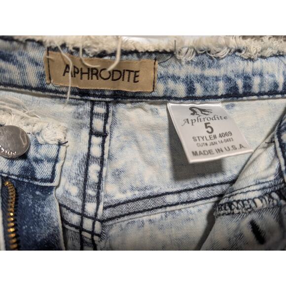 Aphrodite Los Angeles Girls Jeans Size 5 Skinny Leg Cotton Blend Stretch - Picture 3 of 5